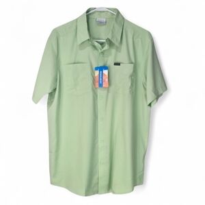 Columbia Short Sleeve Button Down Shirt Size Medium